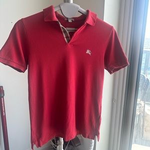 Burberry Red Polo in M size Men’s